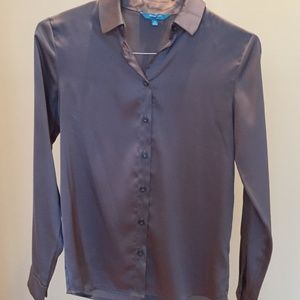Derek Lam long sleeve gray button down